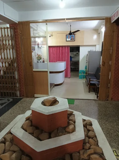 Hotel Bhavani reception desk and lobby area
