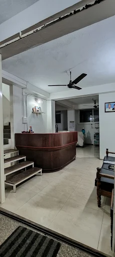 Hotel Bhavani reception and check-in area Udupi